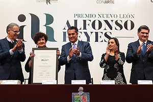 Distinguen a Margo Glantz con Premio Nuevo León Alfonso Reyes