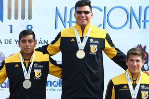 La UANL obtiene oro, plata y bronce en Lanzamiento de Martillo en la Universiada Nacional 2019