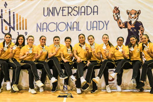 Plata para Voleibol de Sala Femenil en Universiada Nacional 2019